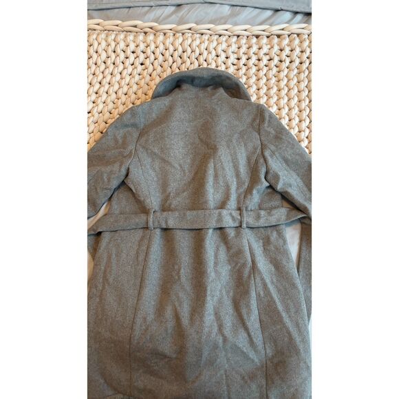 Grey Wool Ann Taylor Coat - Picture 6 of 8